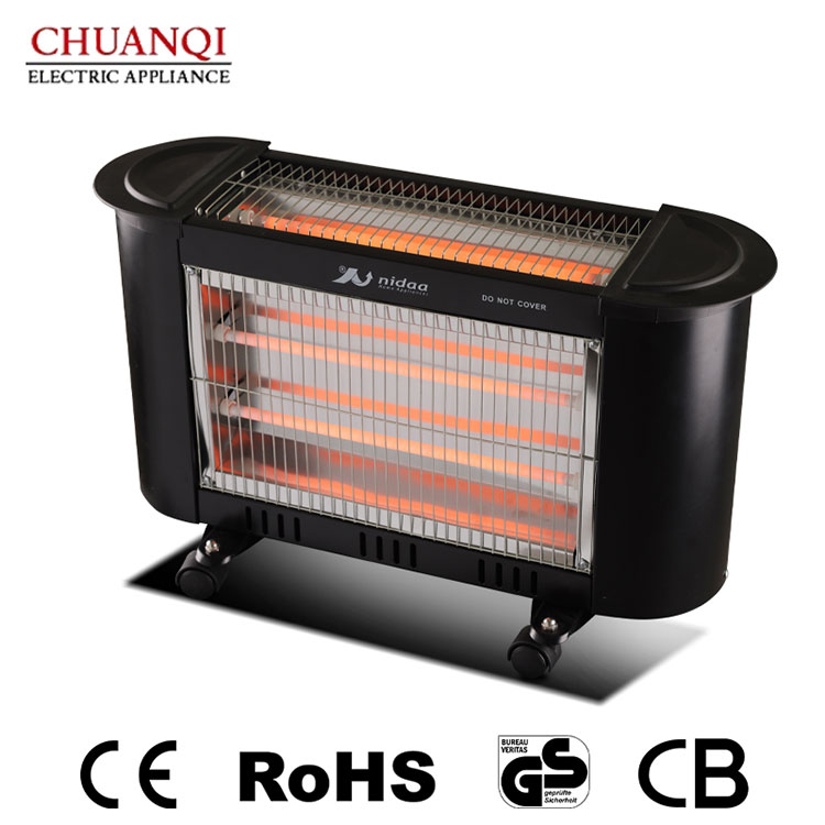 Máy sưởi thạch anh 3 ống 1500W có công tắc ẩn