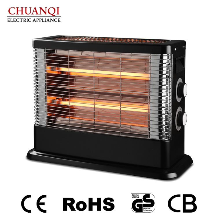 Máy sưởi thạch anh 3 ống 1800W có bộ điều chỉnh nhiệt